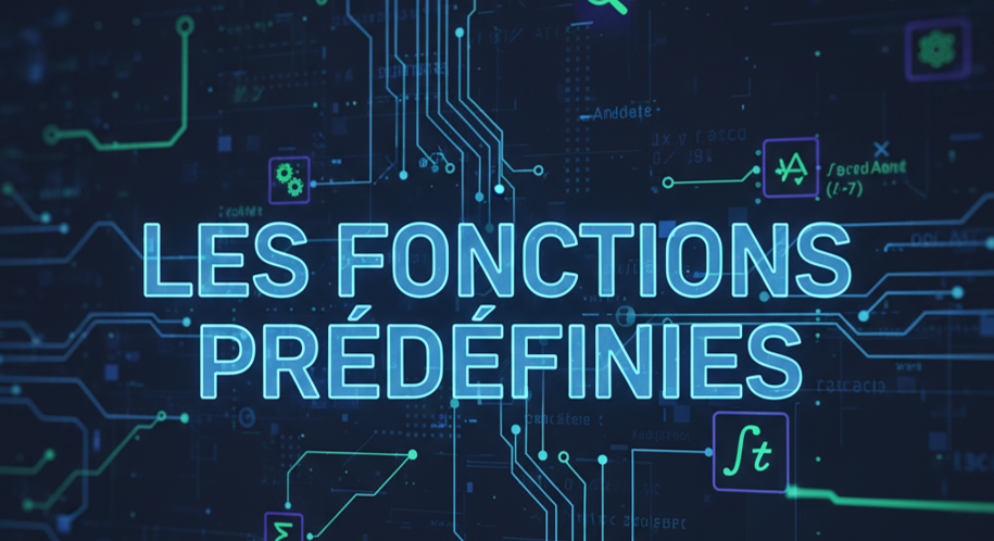 Maîtriser les fonctions prédéfinies en 3 minutes